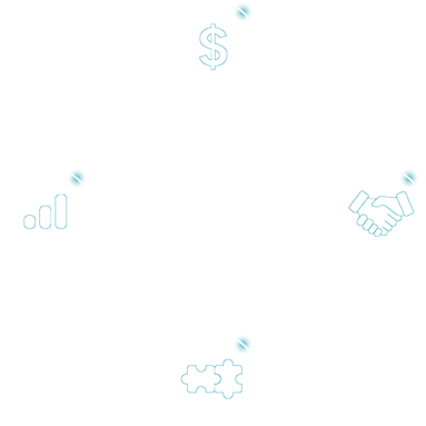 VoIP.ms partner ecosystem illustrating business growth, technology partnerships, and collaboration