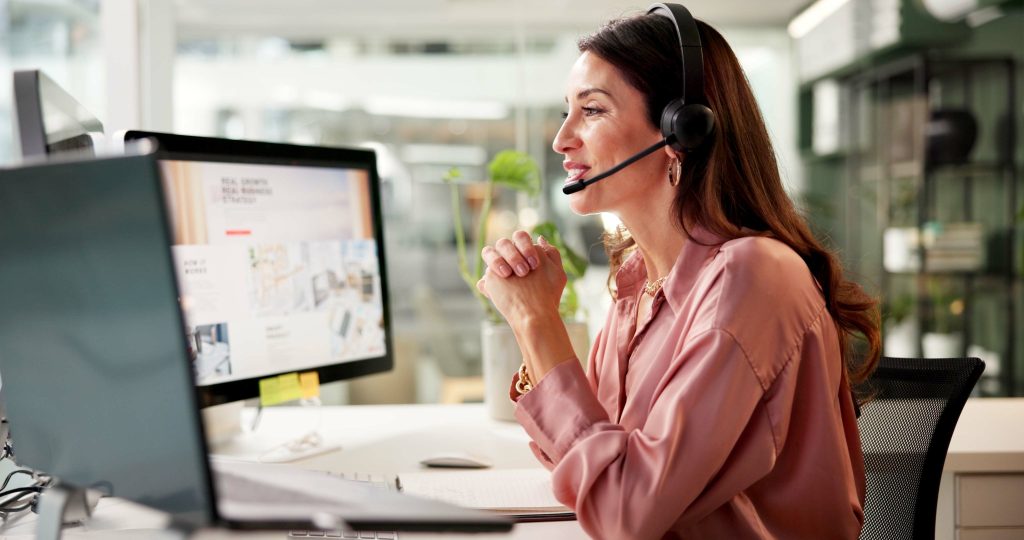 business woman call