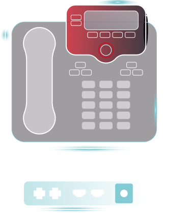 voip phone illustration