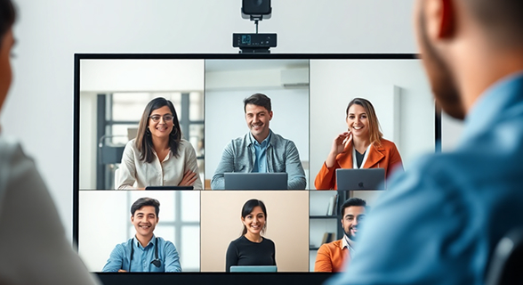 Remote hybrid teams in a call